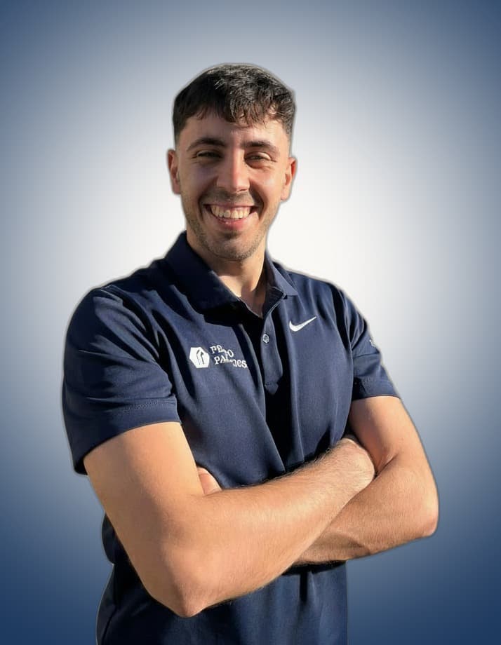 Pedro Palacios, fisioterapeuta y readaptador deportivo en Málaga